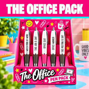 The Office Pack Funny Rude Pens – 5 Pens