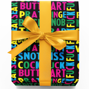 Sweary Wrapping Paper – 2 Sheets, 70 × 50cm