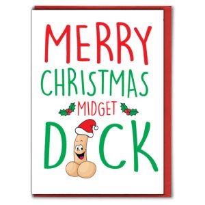 Rude Christmas Card – Midget D*ck