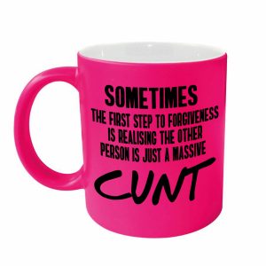 First Step to Forgiveness Massive Cunt Mug