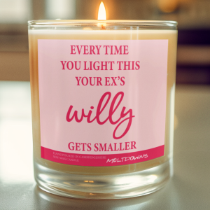 Funny Breakup Candle – Your Ex’s Willy Gets Smaller