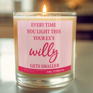 Funny Divorce Candle – Your Ex’s Willy Gets Smaller