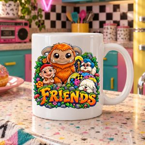 Fantasy Friends Mug – Labyrinth-Inspired