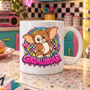 Gremlibear Gizmo-Inspired Retro Mug