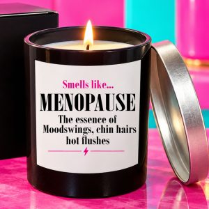 Wanky Candle Funny Menopause Candle – Smells Like Menopause – Rude Gift for Women