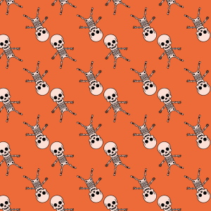 Dancing Skeleton Wrapping Paper – Halloween & Spooky Birthday Gift Wrap